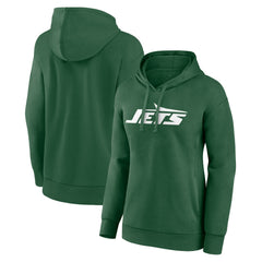 New York Jets Women's Primary Logo Pullover Hoodie - Green outlet