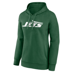 New York Jets Women's Primary Logo Pullover Hoodie - Green outlet