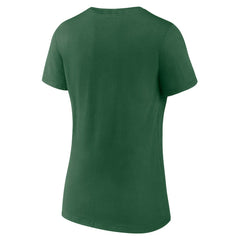 New York Jets Women's Team Lock-Up V-Neck T-Shirt - Green online