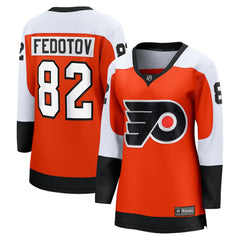 Ivan Fedotov Philadelphia Flyers Fanatics Women's Home Premier Breakaway Player Jersey Breakaway Jersey - Orange Jerseys
