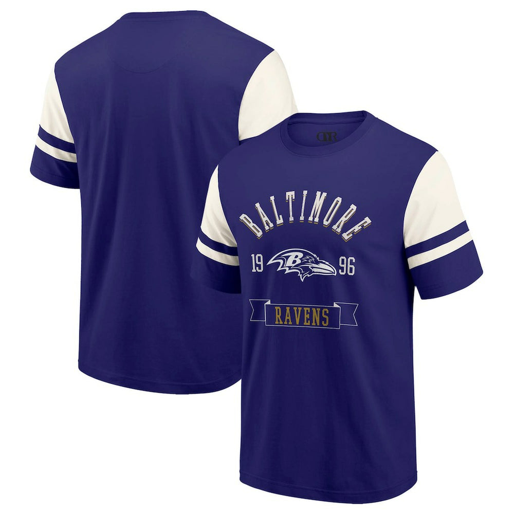 Baltimore Ravens Darius Rucker Collection Football T-Shirt - Purple outlet