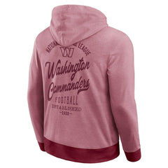 Washington Commanders Darius Rucker Collection Tonal Knit Pullover Hoodie - Burgundy on sale