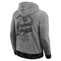 Cincinnati Bengals Darius Rucker Collection Tonal Knit Pullover Hoodie - Black discount