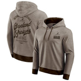 Cleveland Browns Darius Rucker Collection Tonal Knit Pullover Hoodie - Brown outlet