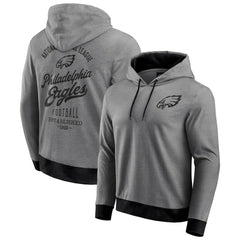 Philadelphia Eagles Darius Rucker Collection Tonal Knit Pullover Hoodie - Gray on sale