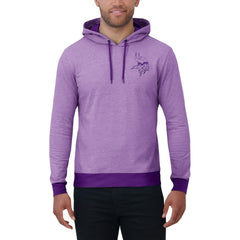 Minnesota Vikings Darius Rucker Collection Tonal Knit Pullover Hoodie - Purple on sale