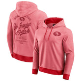 San Francisco 49ers Darius Rucker Collection Tonal Knit Pullover Hoodie - Scarlet outlet