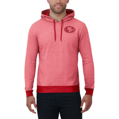 San Francisco 49ers Darius Rucker Collection Tonal Knit Pullover Hoodie - Scarlet outlet
