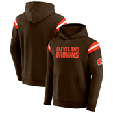 Cleveland Browns Darius Rucker Collection Football Washed Pullover Hoodie - Brown outlet