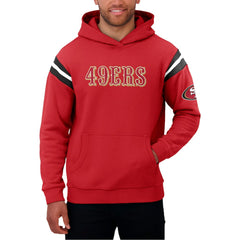 San Francisco 49ers Darius Rucker Collection Football Washed Pullover Hoodie - Scarlet outlet