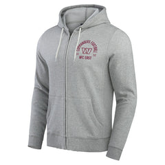 Washington Commanders Darius Rucker Collection Vintage Stripe Full-Zip Hoodie - Heather Gray for sale