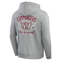 Washington Commanders Darius Rucker Collection Vintage Stripe Full-Zip Hoodie - Heather Gray for sale