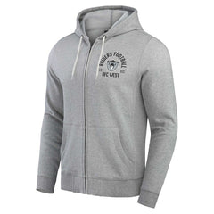 Las Vegas Raiders Darius Rucker Collection Vintage Stripe Full-Zip Hoodie - Heather Gray for sale