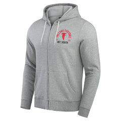 Atlanta Falcons Darius Rucker Collection Vintage Stripe Full-Zip Hoodie - Heather Gray for sale