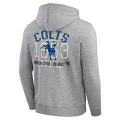 Indianapolis Colts Darius Rucker Collection Vintage Stripe Full-Zip Hoodie - Heather Gray sale