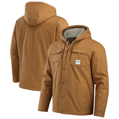 New York Jets Darius Rucker Collection Canvas Full-Zip Hoodie Jacket - Tan on sale