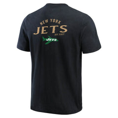 New York Jets Darius Rucker Collection Washed Henley T-Shirt - Black sale
