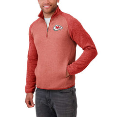 Kansas City Chiefs Darius Rucker Collection Tonal Quarter-Zip Jacket - Red online
