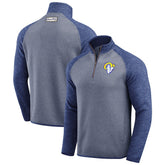Los Angeles Rams Darius Rucker Collection Tonal Quarter-Zip Jacket - Blue on sale