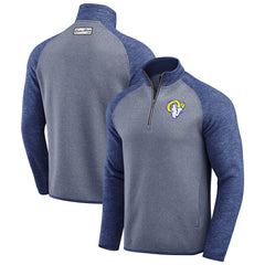 Los Angeles Rams Darius Rucker Collection Tonal Quarter-Zip Jacket - Blue on sale