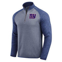 New York Giants Darius Rucker Collection Tonal Quarter-Zip Jacket - Blue on sale