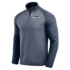 Seattle Seahawks Darius Rucker Collection Tonal Quarter-Zip Jacket - College Navy sale