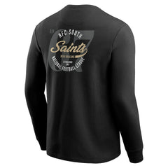 New Orleans Saints Darius Rucker Collection Washed Waffle-Knit Long Sleeve T-Shirt - Black discount