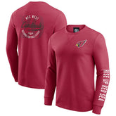 Arizona Cardinals Darius Rucker Collection Washed Waffle-Knit Long Sleeve T-Shirt - Red on sale