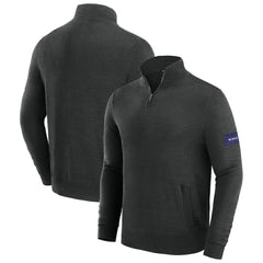 Baltimore Ravens J. Palmer Franchise Quarter-Zip Sweater - Black sale