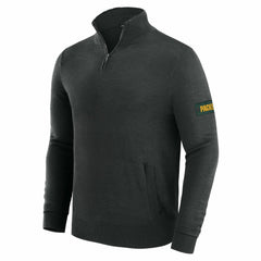 Green Bay Packers J. Palmer Franchise Quarter-Zip Sweater - Black cheap