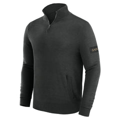 New Orleans Saints J. Palmer Franchise Quarter-Zip Sweater - Black outlet