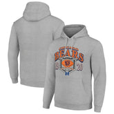Chicago Bears Starter 80s Retro Pullover Hoodie - Heather Gray on sale