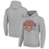 Denver Broncos Starter 80s Retro Pullover Hoodie - Heather Gray outlet