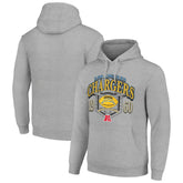 Los Angeles Chargers Starter 80s Retro Pullover Hoodie - Heather Gray on sale