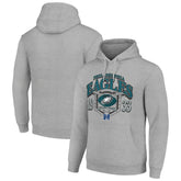 Philadelphia Eagles Starter 80s Retro Pullover Hoodie - Heather Gray on sale