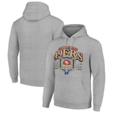 San Francisco 49ers Starter 80s Retro Pullover Hoodie - Heather Gray sale