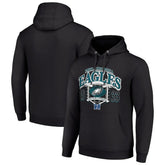 Philadelphia Eagles Starter 80s Retro Pullover Hoodie - Black on sale