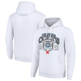 Indianapolis Colts Starter 80s Retro Pullover Hoodie - White on sale