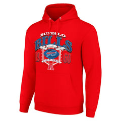 Buffalo Bills Starter 80s Retro Pullover Hoodie - Red online