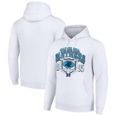 Carolina Panthers Starter 80s Retro Pullover Hoodie - White sale