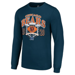 Chicago Bears Starter Retro Long Sleeve Graphic T-Shirt - Navy sale