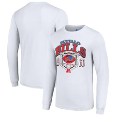 Buffalo Bills Starter Retro Long Sleeve Graphic T-Shirt - White cheap