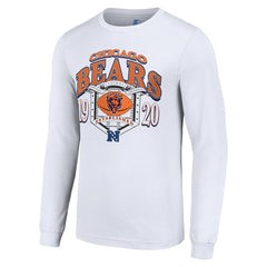 Chicago Bears Starter Retro Long Sleeve Graphic T-Shirt - White sale