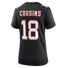Kirk Cousins Atlanta Falcons Women's Alternate Game Jersey - Black sale