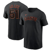 Jung Hoo Lee San Francisco Giants Fuse Name & Number T-Shirt - Black