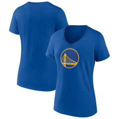 Golden State Warriors Women's Primary Logo V-Neck T-Shirt sale - Royal discount