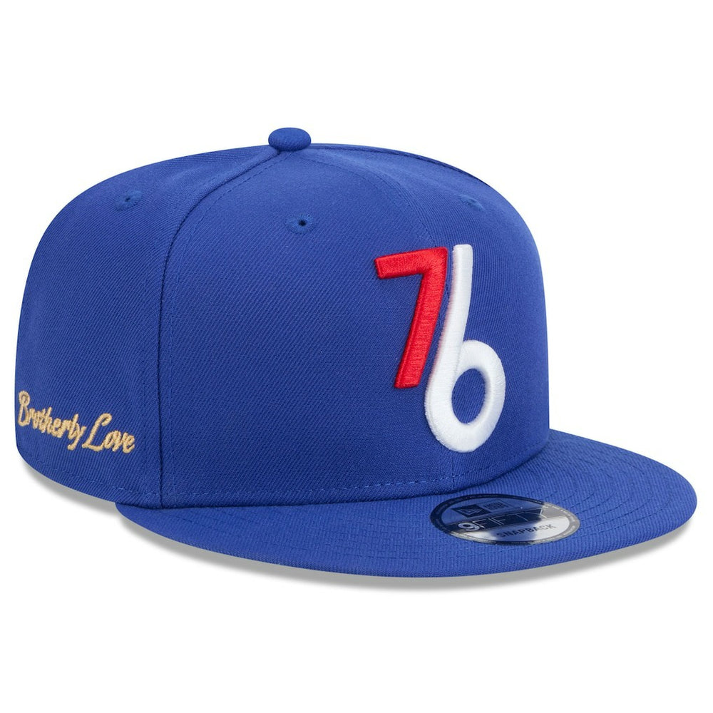 Philadelphia 76ers 2024/25 City Edition Alternate 9FIFTY Snapback Hat - Royal on sale