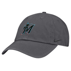 Miami Marlins Club Adjustable Hat Gray