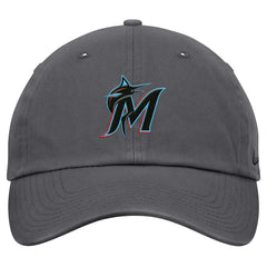 Miami Marlins Club Adjustable Hat Gray