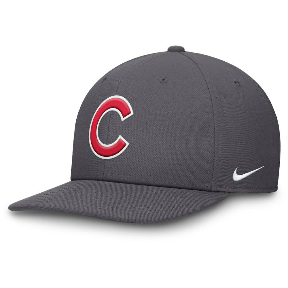 Chicago Cubs Pro Performance Snapback Hat Gray